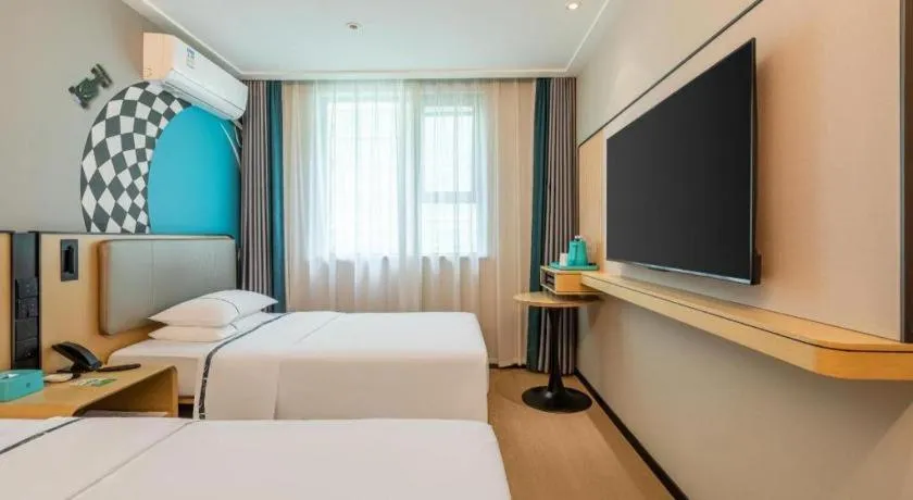 Bed in City Comfort Inn Wuhan Hangkong Road Tongji Hospital