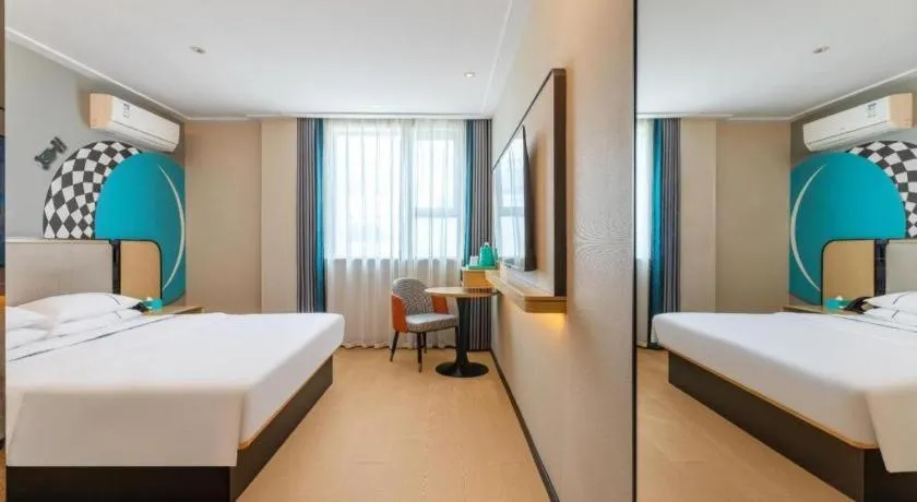 Bed in City Comfort Inn Wuhan Hangkong Road Tongji Hospital