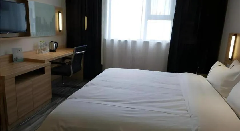 Bed in City Comfort Inn Wuhan Hangkong Road Tongji Hospital