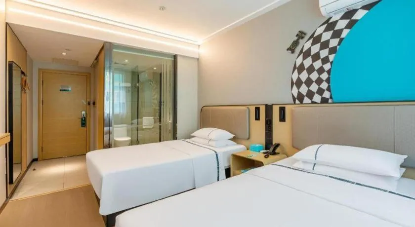 Bed in City Comfort Inn Wuhan Hangkong Road Tongji Hospital