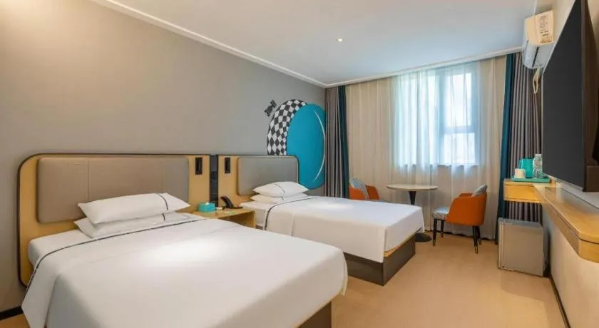 Bed in City Comfort Inn Wuhan Hangkong Road Tongji Hospital