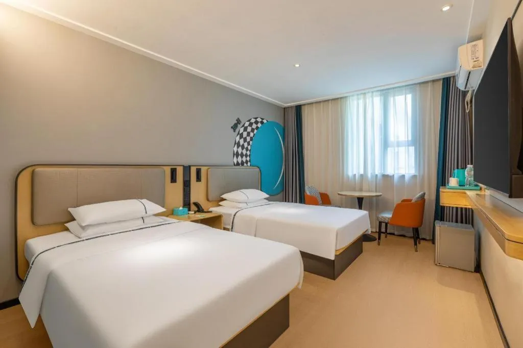 Bed in City Comfort Inn Wuhan Hangkong Road Tongji Hospital