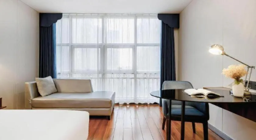 Bed in Borrman Hotel Fangchenggang High-speed Railway North Station Crystal International