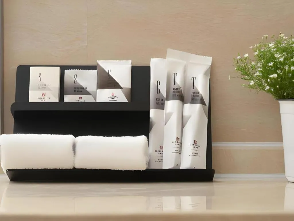 Bed in Borrman Hotel Guangzhou Railway Station Sanyuanli Metro Station