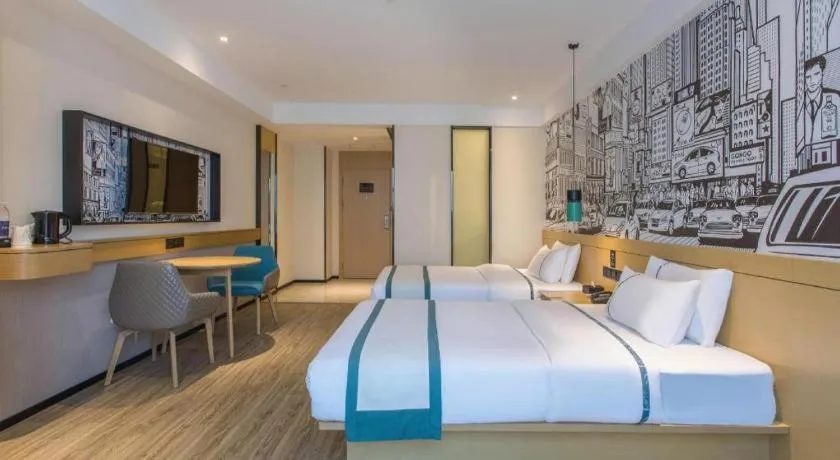 Bed in City Comfort Inn Shenzhen Exhibition Center North Huaqiang Metro Station