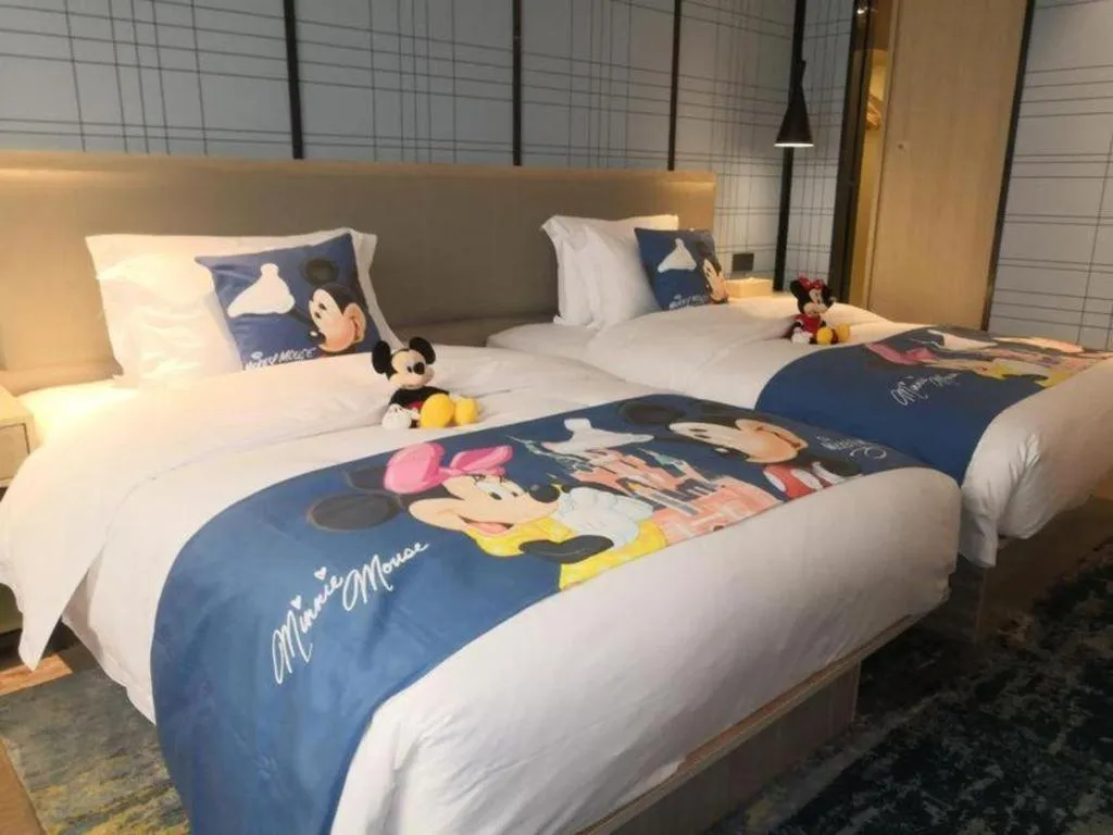 Bed in Echarm Hotel Nanning the MixC Exhibition Center Metro Station