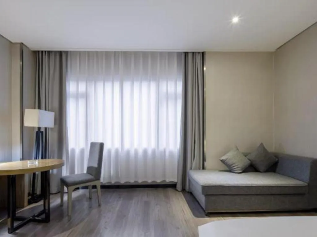 Bed in JTOUR Inn Yizhou Hechi College Pedestrian Street