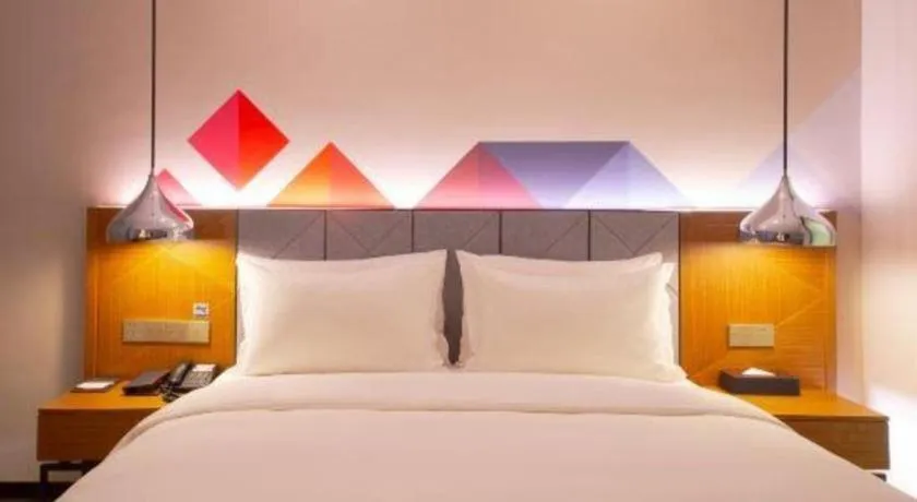 Bed in Borrman Hotel Zhanjiang Xuwen Port Terminal