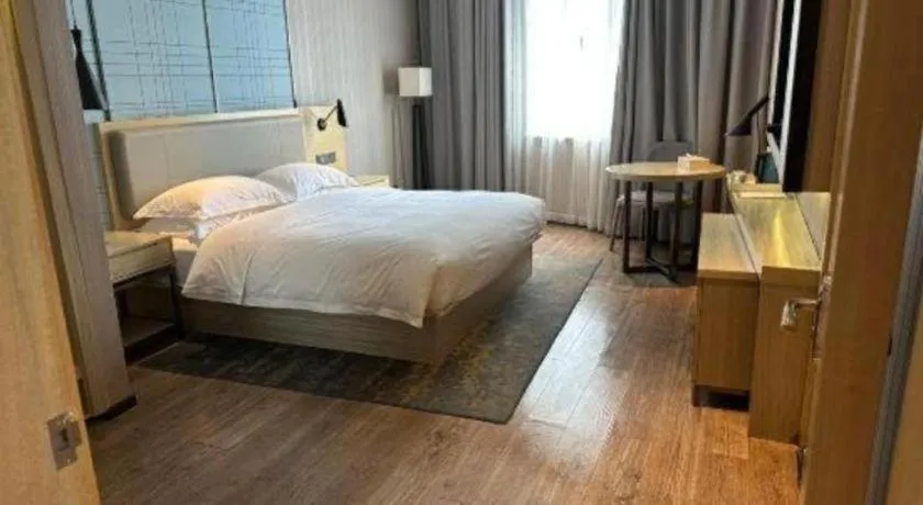 Bed in Echarm Hotel Liuzhou High-speed Railway Station