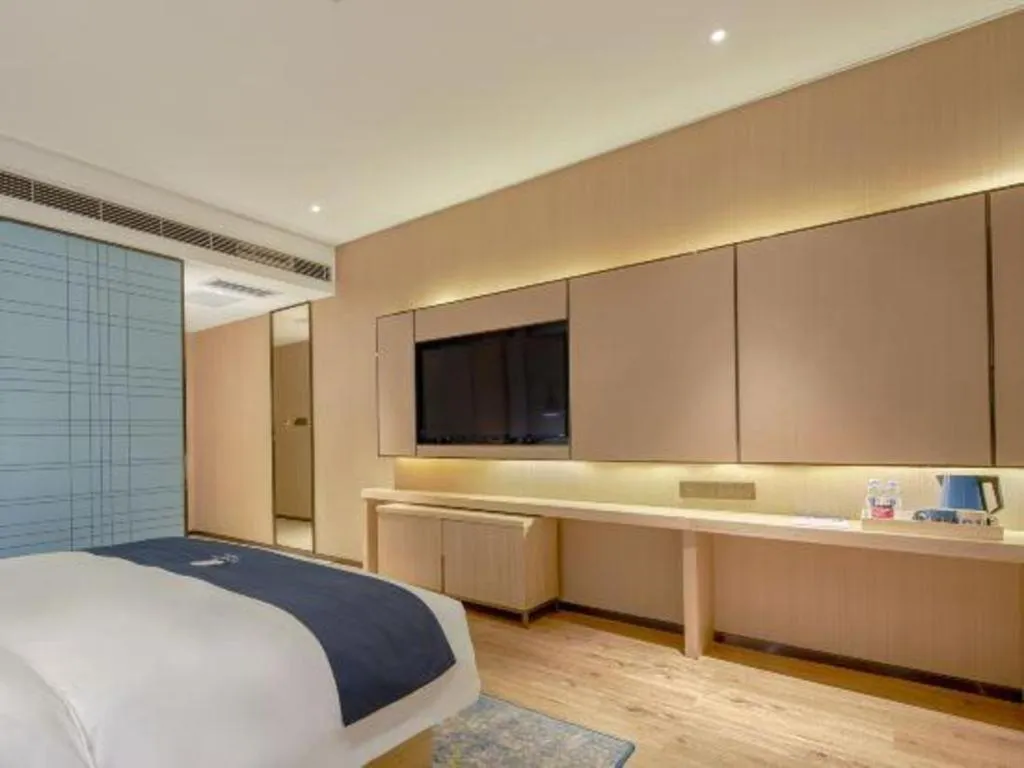 Bed in Echarm Hotel Liuzhou High-speed Railway Station