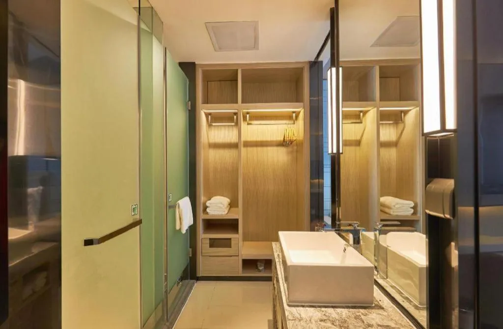 Bed in Echarm Hotel Liuzhou High-speed Railway Station