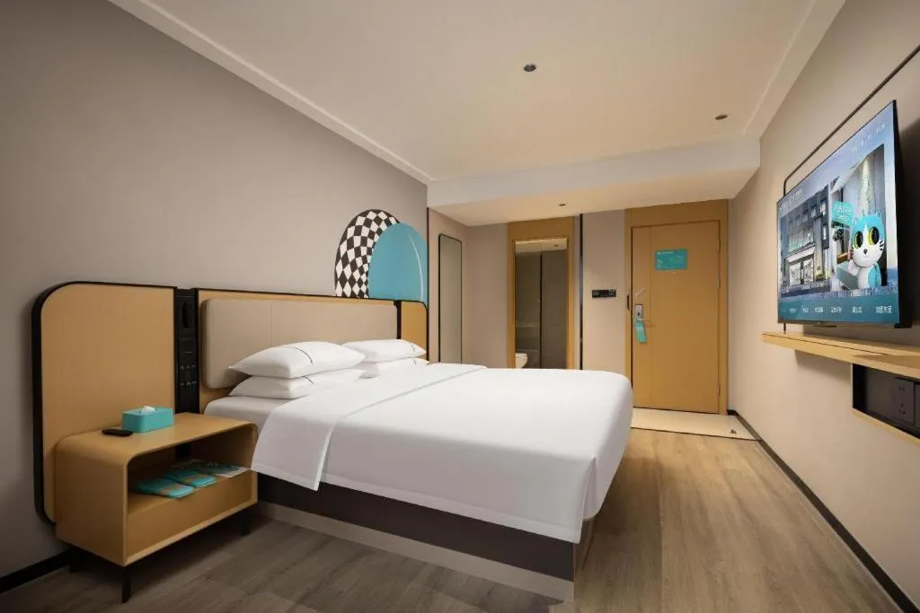 Bed in City Comfort Inn Wuhan Zhongnan Road Fujiaopo
