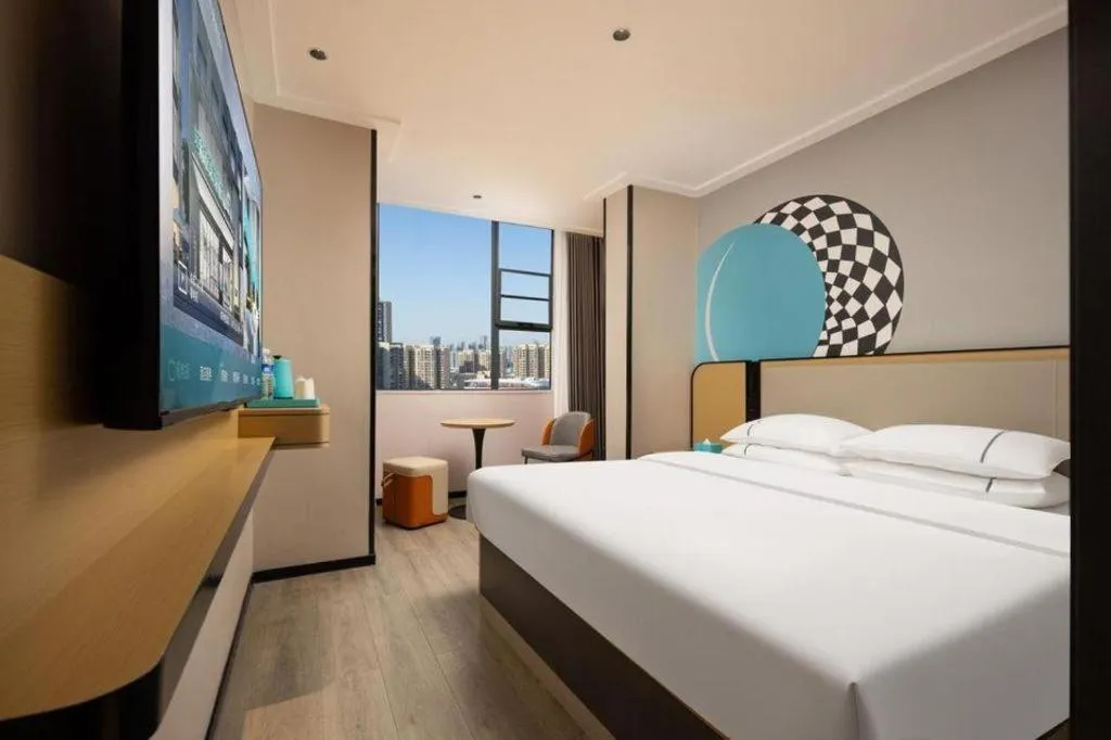 Bed in City Comfort Inn Wuhan Zhongnan Road Fujiaopo