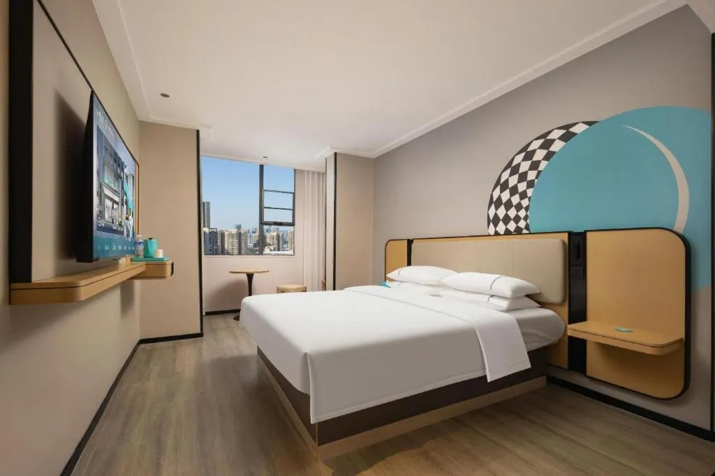 Bed in City Comfort Inn Wuhan Zhongnan Road Fujiaopo