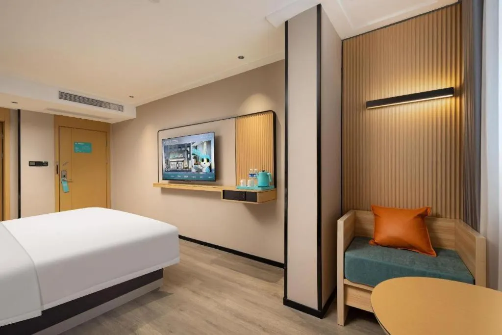 Bed in City Comfort Inn Wuhan Zhongnan Road Fujiaopo