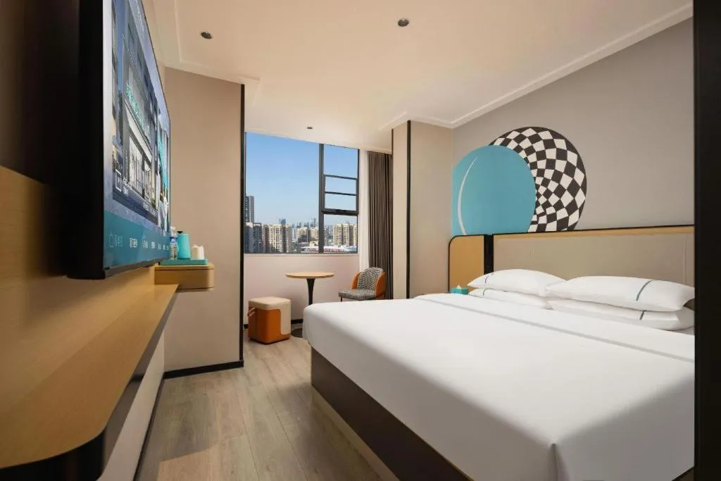 Bed in City Comfort Inn Wuhan Zhongnan Road Fujiaopo