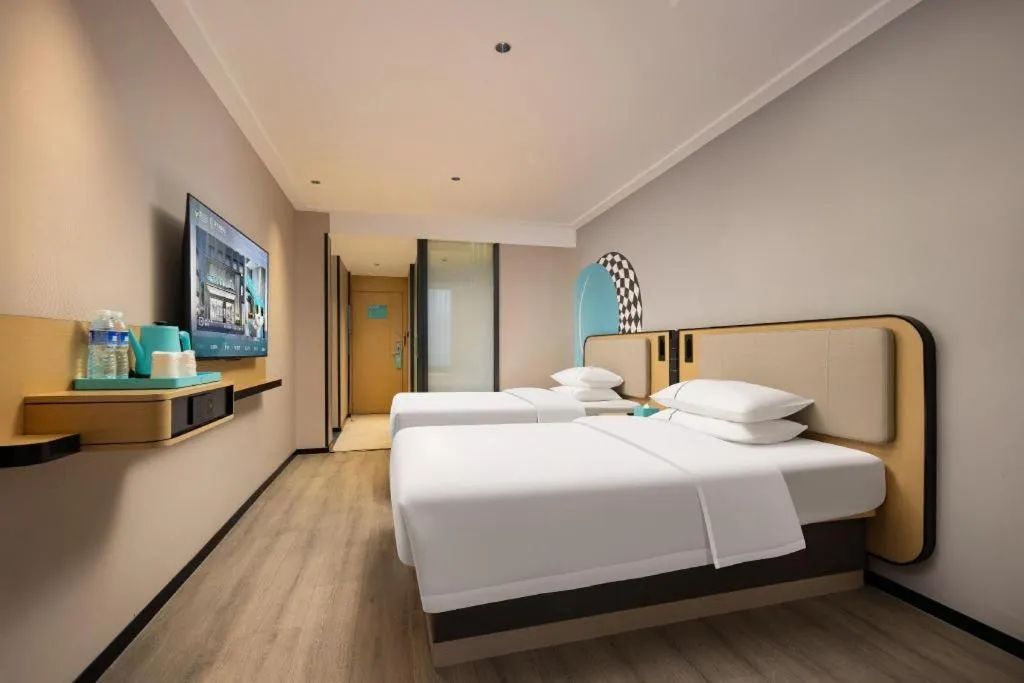 Bed in City Comfort Inn Wuhan Zhongnan Road Fujiaopo