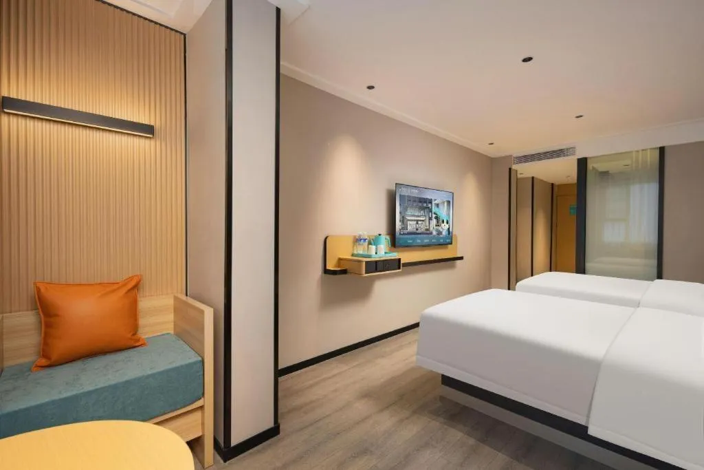 Bed in City Comfort Inn Wuhan Zhongnan Road Fujiaopo