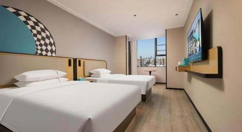 Bed in City Comfort Inn Wuhan Zhongnan Road Fujiaopo