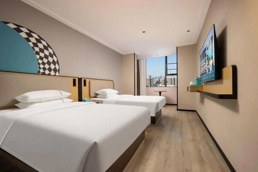 Bed in City Comfort Inn Wuhan Zhongnan Road Fujiaopo