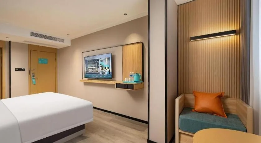 Bed in City Comfort Inn Wuhan Zhongnan Road Fujiaopo