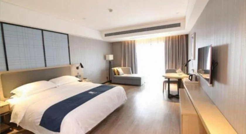Bed in Echarm Hotel Nanning Qingxiu Mountain