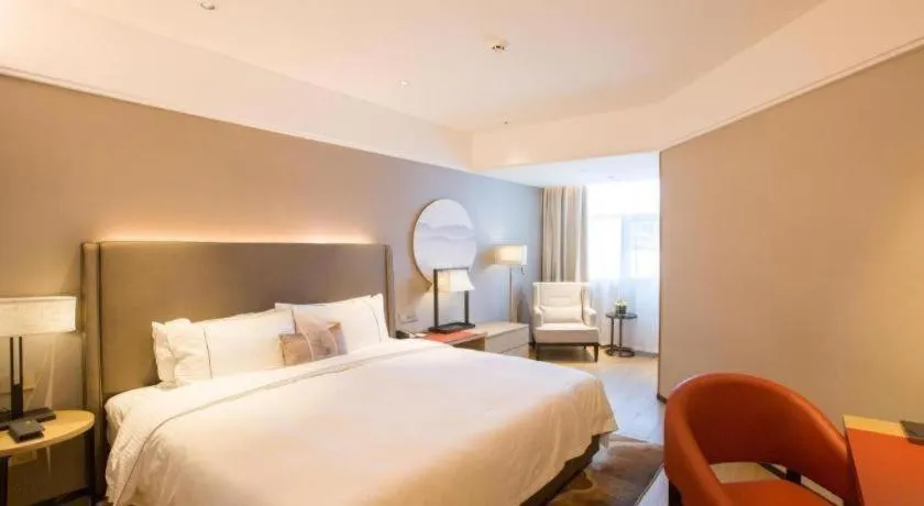 Bed in Echeng Hotel Nanning Jiangnan Wanda Baisha Avenue