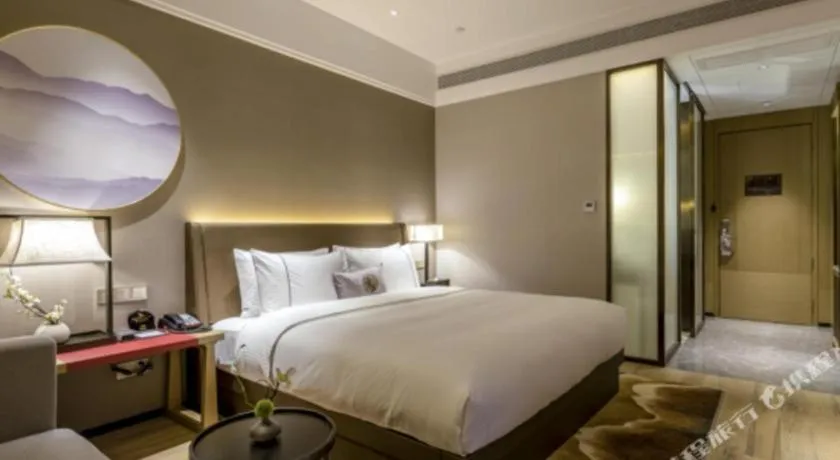 Bed in Echeng Hotel Nanning Jiangnan Wanda Baisha Avenue