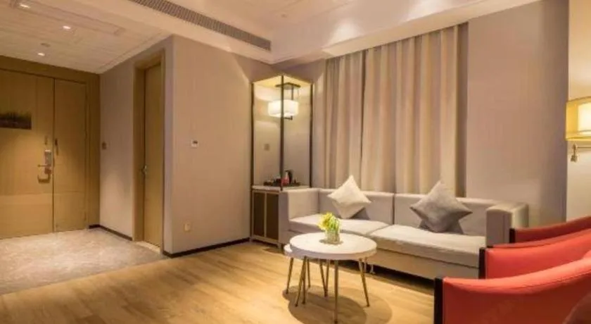 Bed in Echeng Hotel Nanning Jiangnan Wanda Baisha Avenue