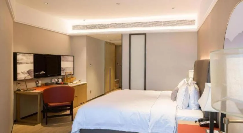 Bed in Echeng Hotel Nanning Jiangnan Wanda Baisha Avenue