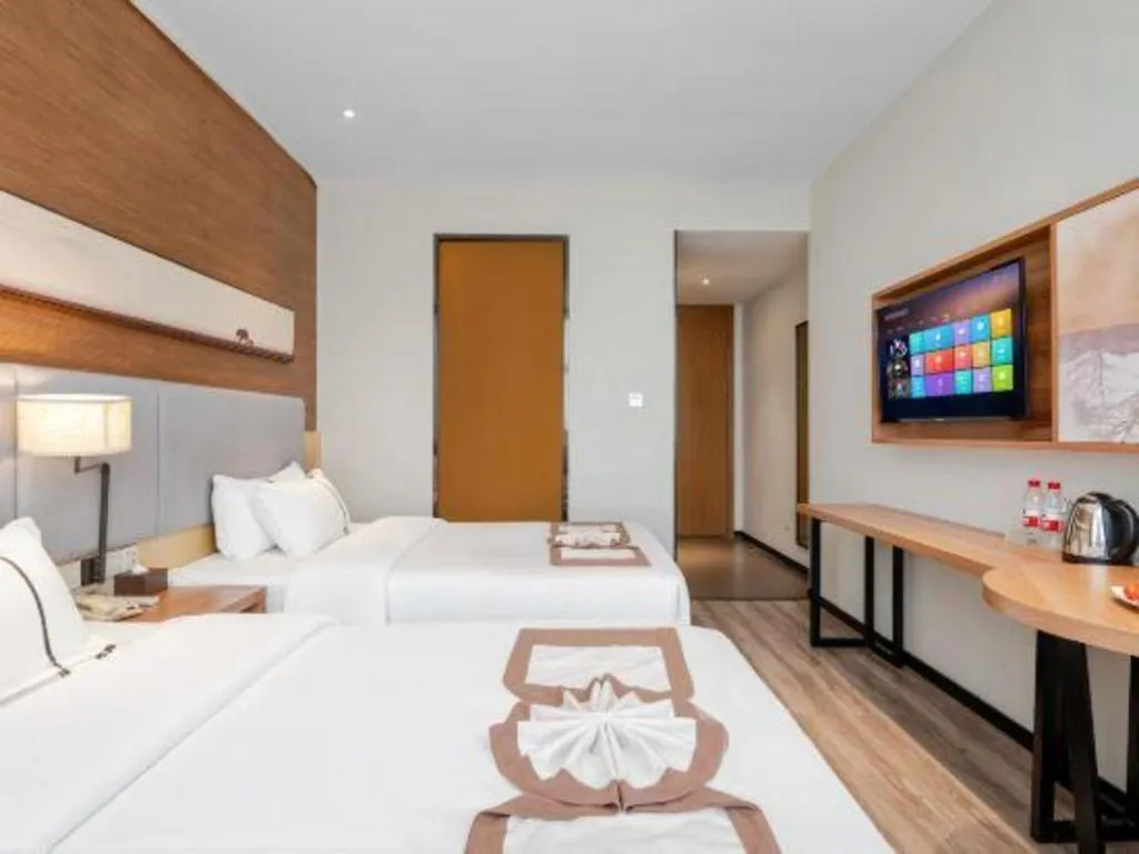 Bed in JTOUR Inn Yulin Railway Station Industrial Products Market