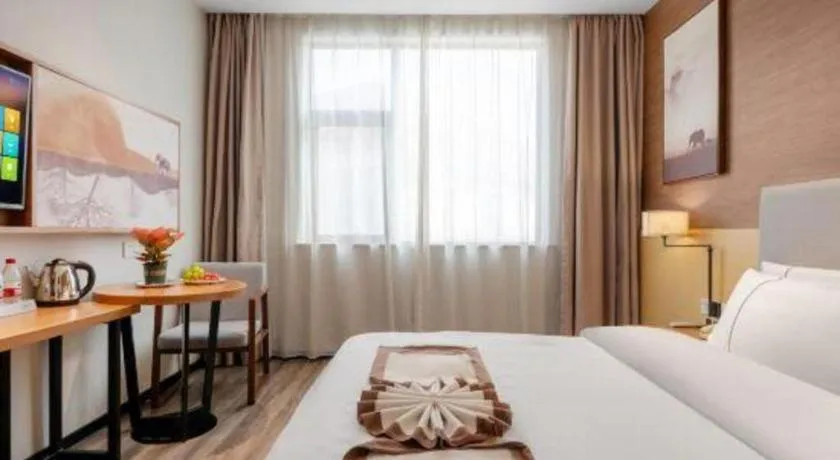 Bed in JTOUR Inn Yulin Railway Station Industrial Products Market