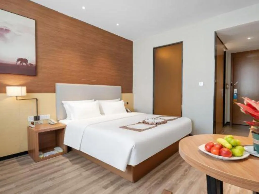 Bed in JTOUR Inn Yulin Railway Station Industrial Products Market