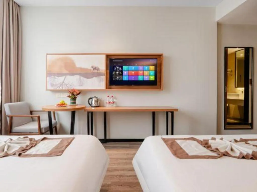 Bed in JTOUR Inn Yulin Railway Station Industrial Products Market