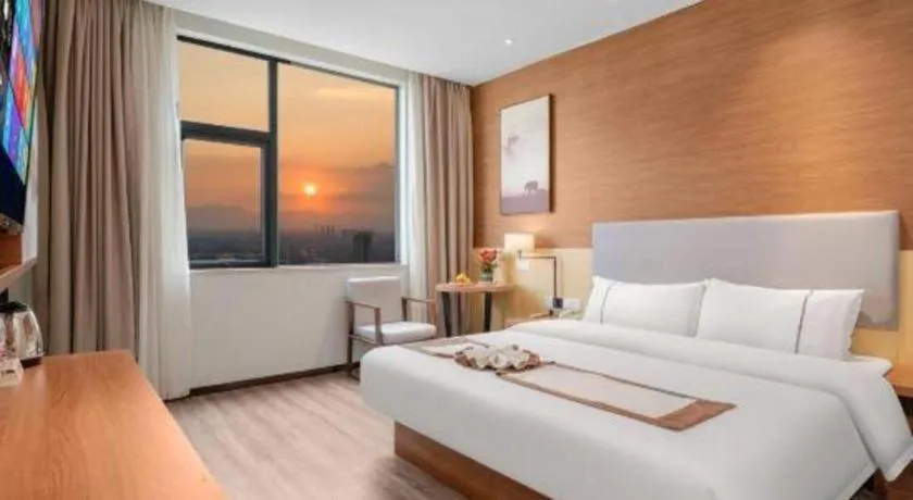 Bed in JTOUR Inn Yulin Railway Station Industrial Products Market