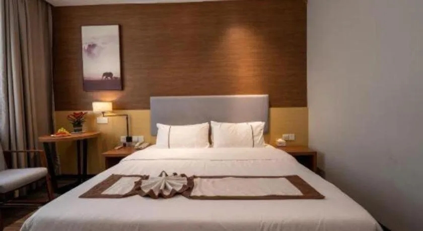 Bed in JTOUR Inn Yulin Railway Station Industrial Products Market