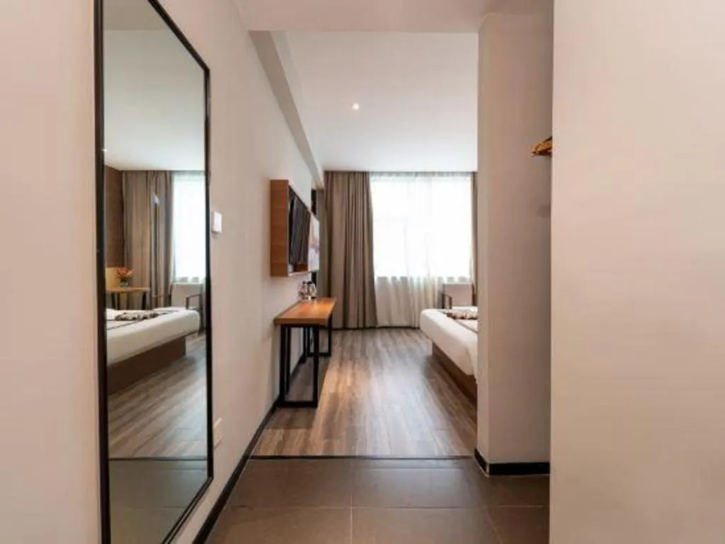 Bed in JTOUR Inn Yulin Railway Station Industrial Products Market