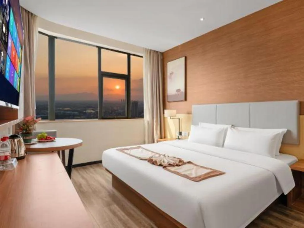 Bed in JTOUR Inn Yulin Railway Station Industrial Products Market