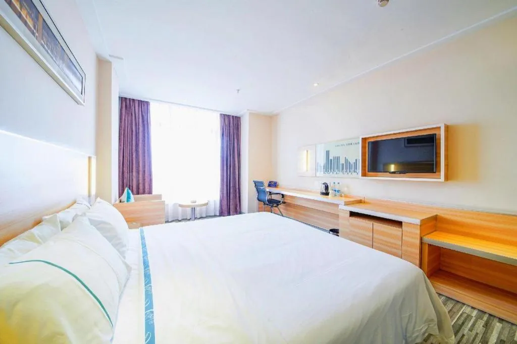 Bed in City Comfort Inn Wuhan University Guangbutun Metro Station