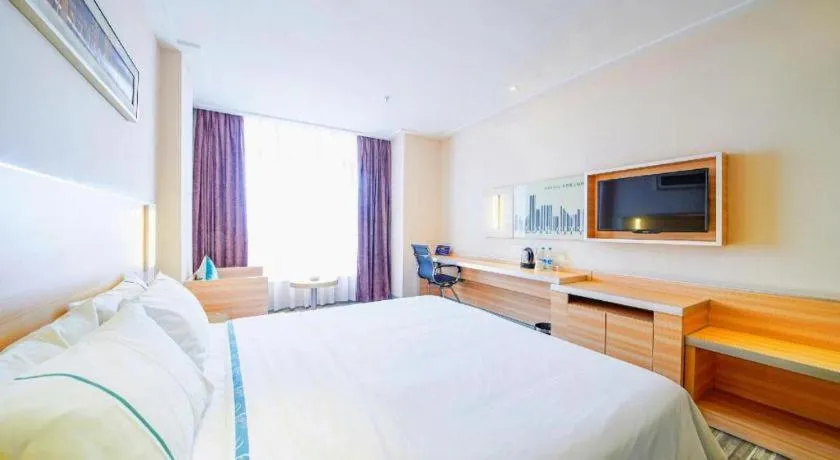 Bed in City Comfort Inn Wuhan University Guangbutun Metro Station