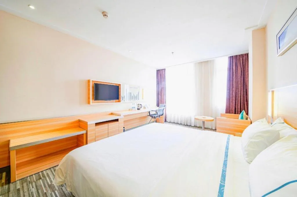 Bed in City Comfort Inn Wuhan University Guangbutun Metro Station