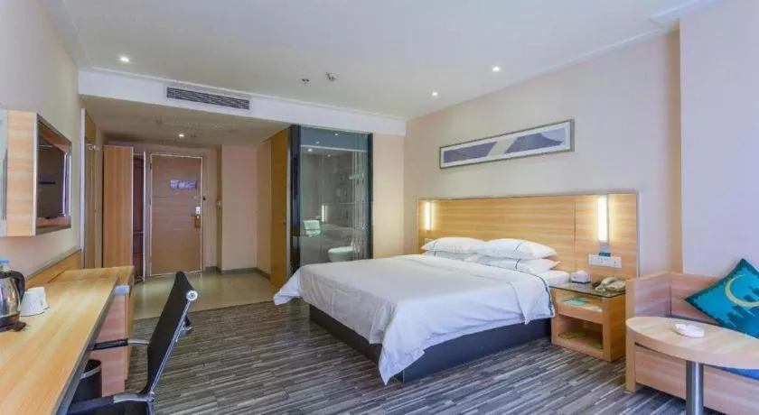 Bed in City Comfort Inn Wuhan University Guangbutun Metro Station