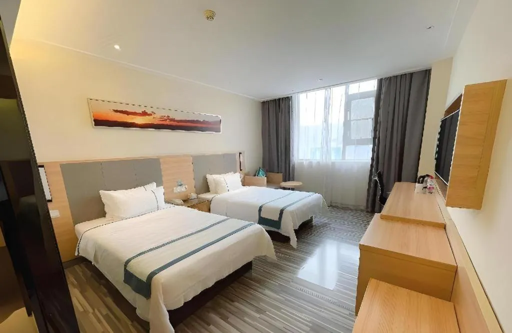 Bed in City Comfort Inn Wuhan University Guangbutun Metro Station