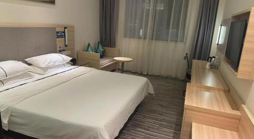 Bed in City Comfort Inn Wuhan University Guangbutun Metro Station