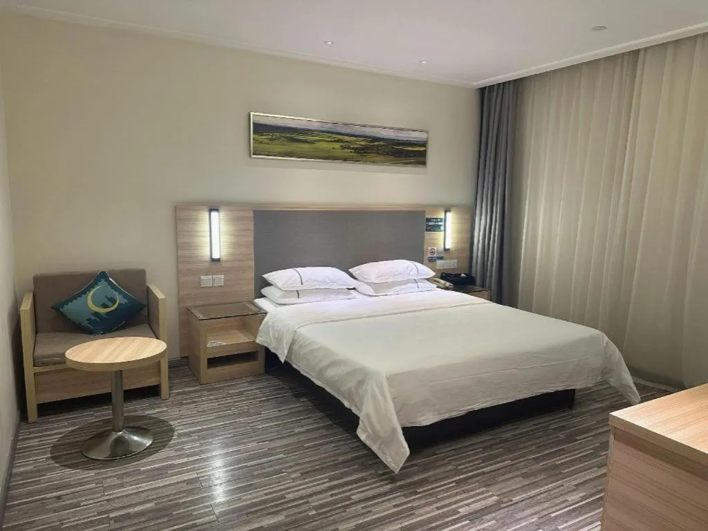 Bed in City Comfort Inn Wuhan University Guangbutun Metro Station