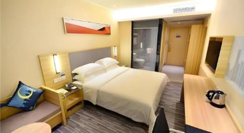 Bed in City Comfort Inn Wuhan University Guangbutun Metro Station