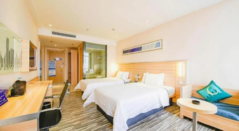 Bed in City Comfort Inn Wuhan University Guangbutun Metro Station