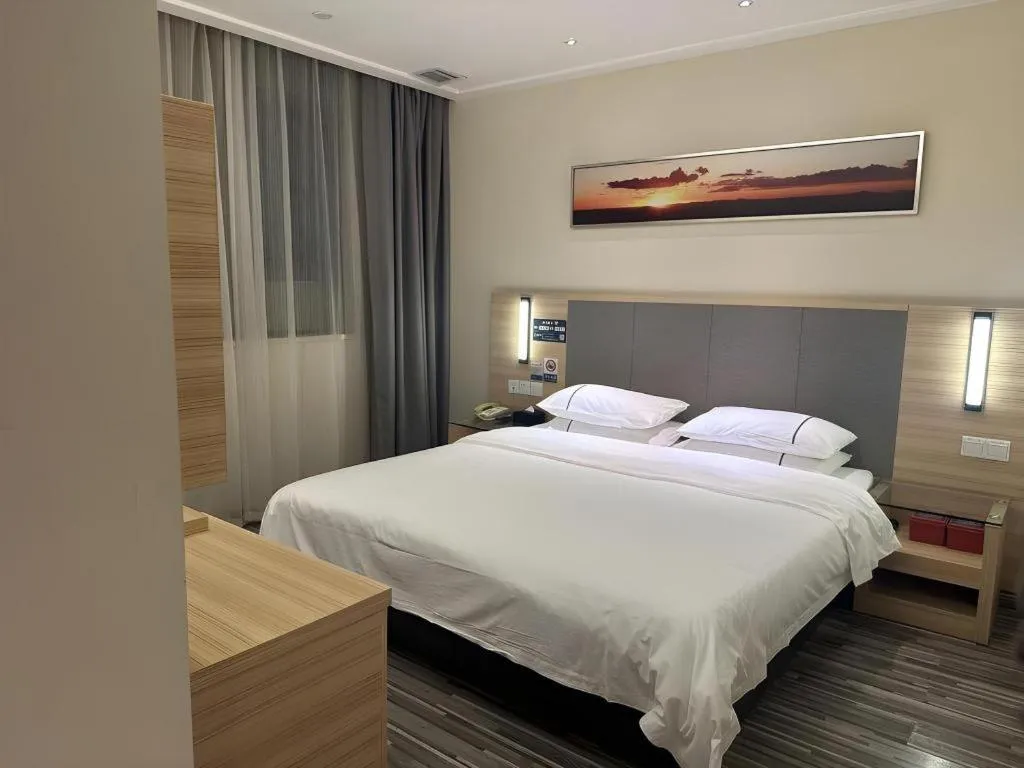 Bed in City Comfort Inn Wuhan University Guangbutun Metro Station