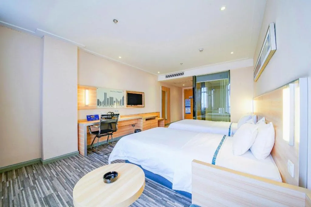 Bed in City Comfort Inn Wuhan University Guangbutun Metro Station