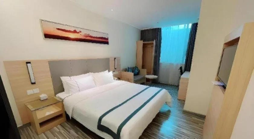 Bed in City Comfort Inn Wuhan University Guangbutun Metro Station